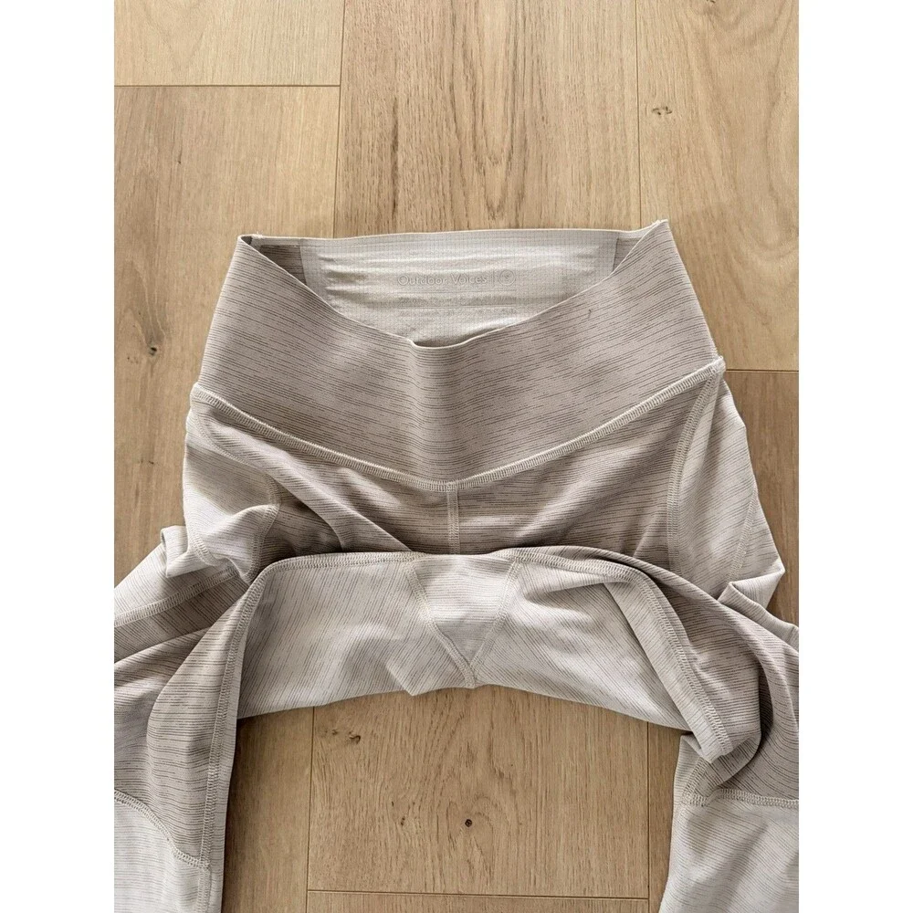 Outdoor Voices TechSweat 7/8 Two-Tone Leggings Coyote Atmosphere Small